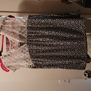 Suzanne Betro Small black/white blouse